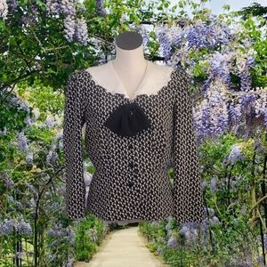 Vintage 80s Preppy Blouse